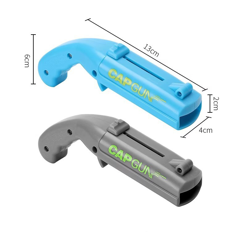2-Pack grey and blue Fun Bottle Opener with Cap Ejection Mechanism – Compact — image 1