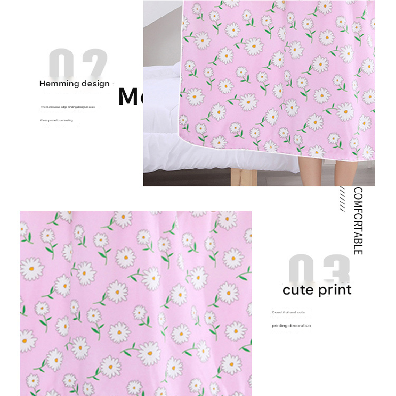 Blue Coral Fleece Bath Skirt with Matching Hair Towel – Soft Absorbent Wrap view 4