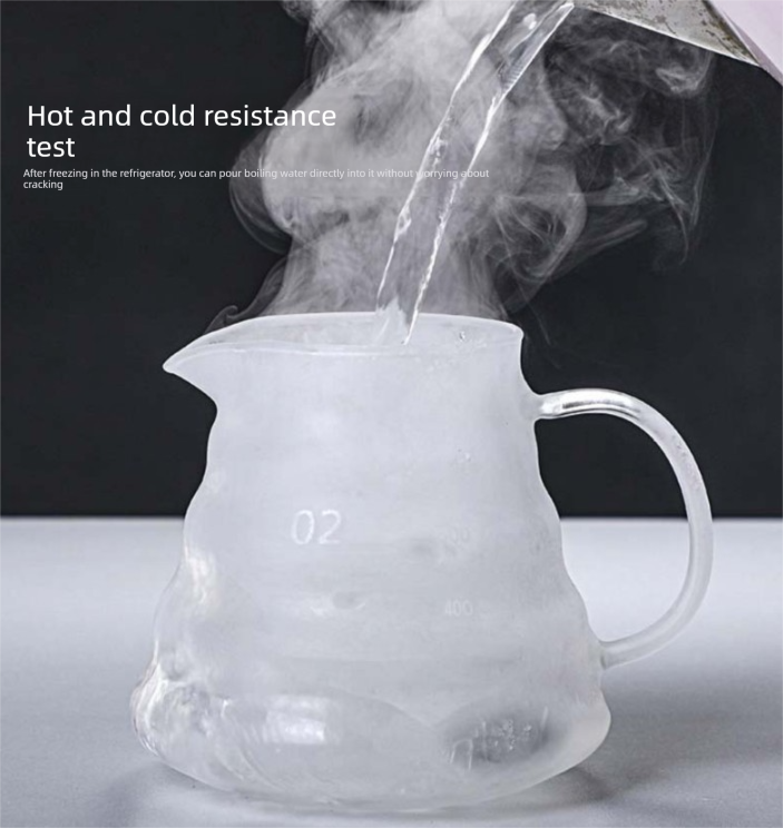 600ml Borosilicate Glass Coffee Server - Heat Resistant "Cloud" Pour Over view 9