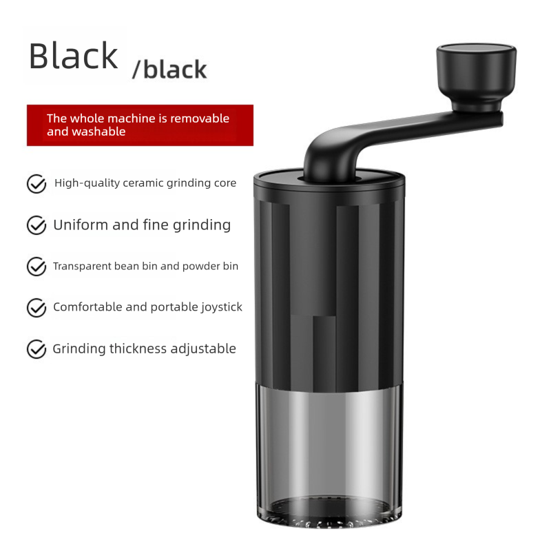 MDJ-22 Manual Hand-Crank Coffee Grinder Precision Burr Mill with Adjustable — image 1