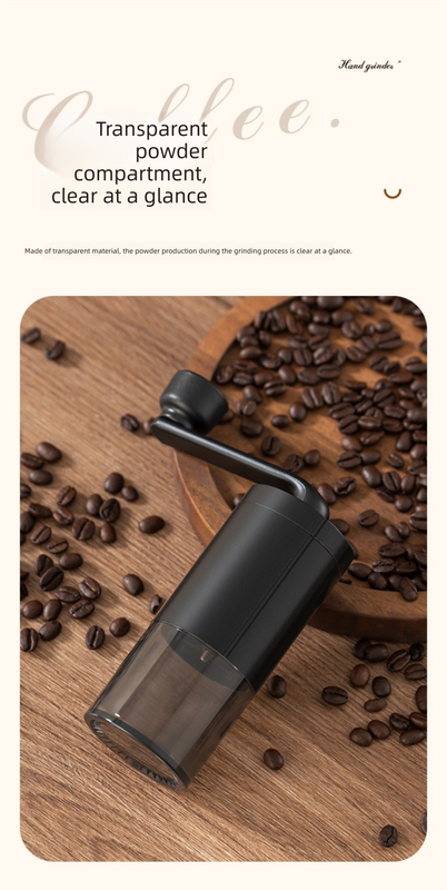 MDJ-22 Manual Hand-Crank Coffee Grinder Precision Burr Mill with Adjustable view 7