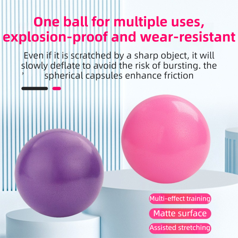Blue Professional Pilates Ring & Yoga Ball Set - Multipurpose Home Fitness view 4
