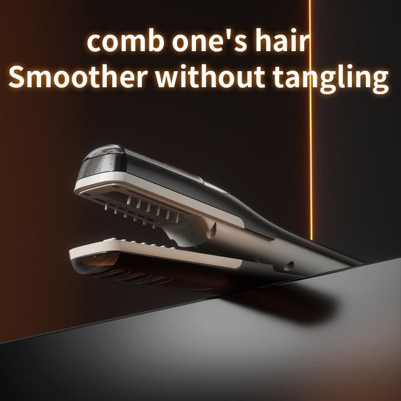 Black Cordless Automatic Split End Hair Trimmer - High-Speed Double-Sided Blade view 3
