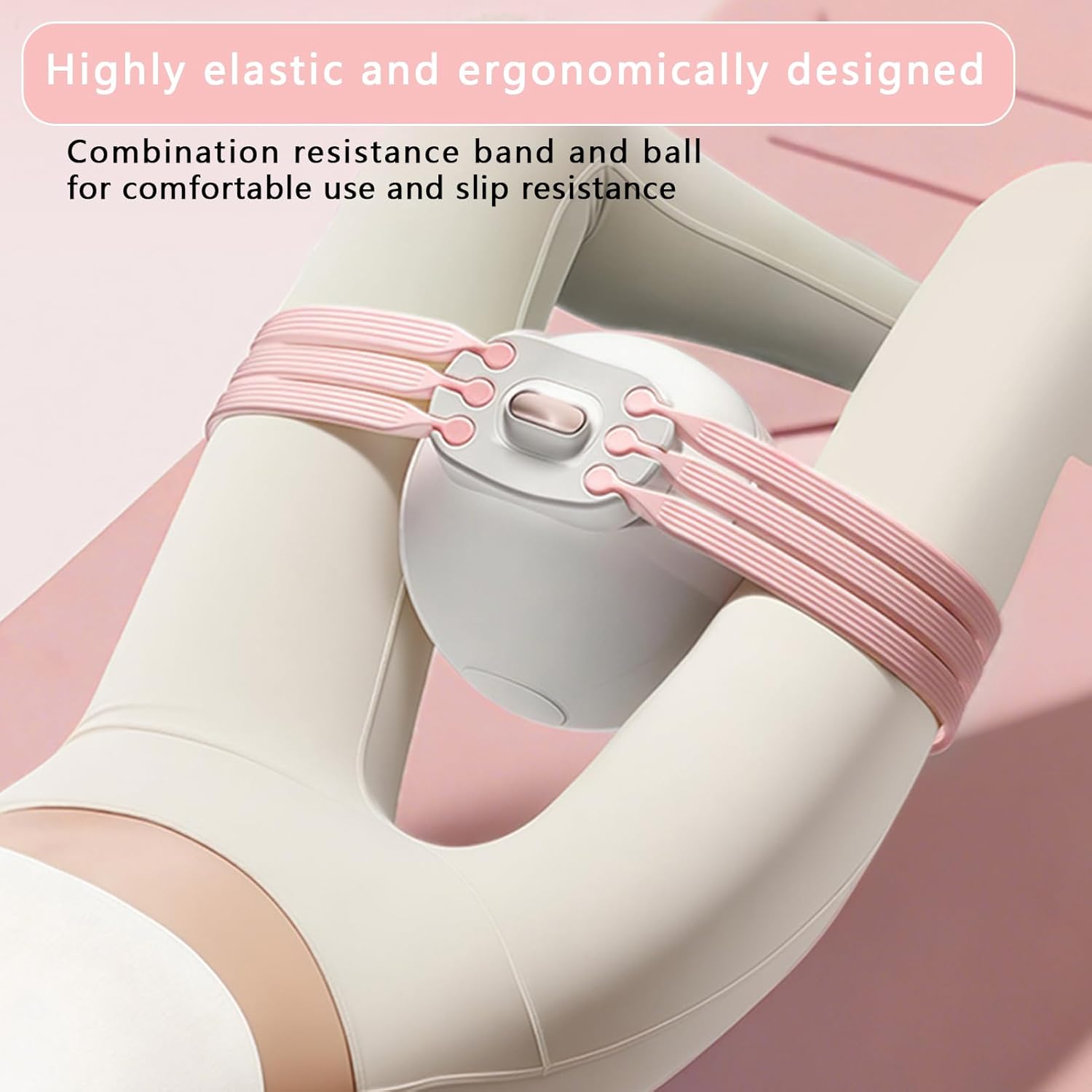 Grey 3-Level Resistance Pelvic Floor & Inner Thigh Trainer - Multi-Function view 2