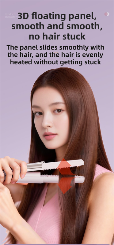 Coffee 2-in-1 Wireless Hair Styler with 4 Temperature Settings view 5