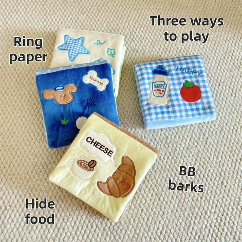 Soft Plush Interactive Sniffing Wallet with Hidden Treat Pockets (Style 2) view 3