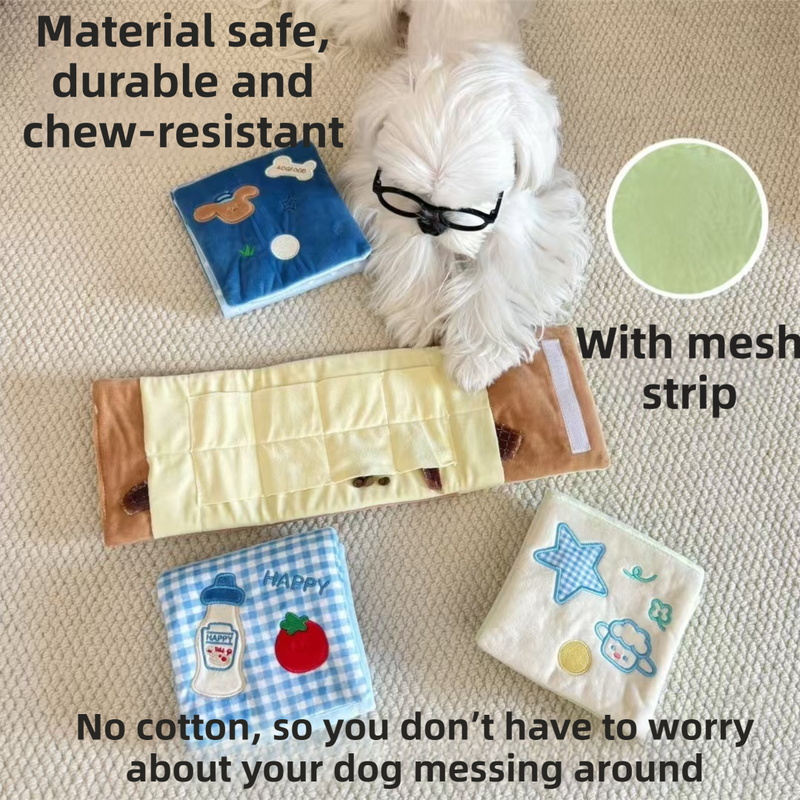 Soft Plush Interactive Sniffing Wallet with Hidden Treat Pockets (Style 4) view 2