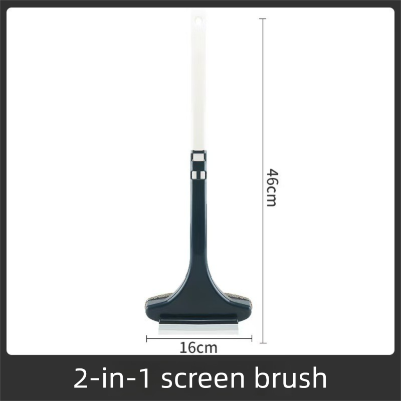 2-Pack 2-in-1 Professional Window Screen Brush & Glass Cleaner - Detachable view 4