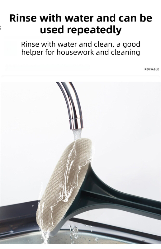 2-Pack 2-in-1 Professional Window Screen Brush & Glass Cleaner - Detachable view 5
