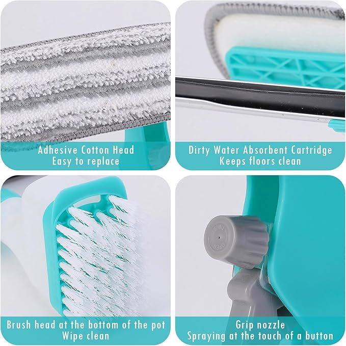 4-in-1 Versatile Window Cleaning Kit (4 Pack) - All-in-One Spray view 5