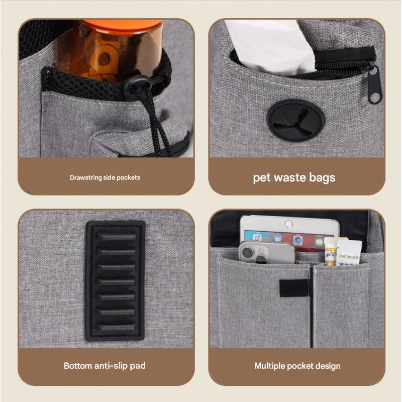 Blue Large Expandable Cat Travel Backpack - Breathable & Collapsible Pet view 3
