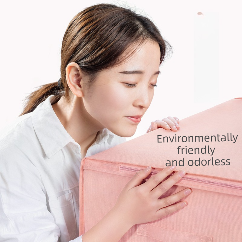 2-Pack Grey Extra Large Quilt & Clothes Storage Bag (63X43X22CM) - Breathable view 4