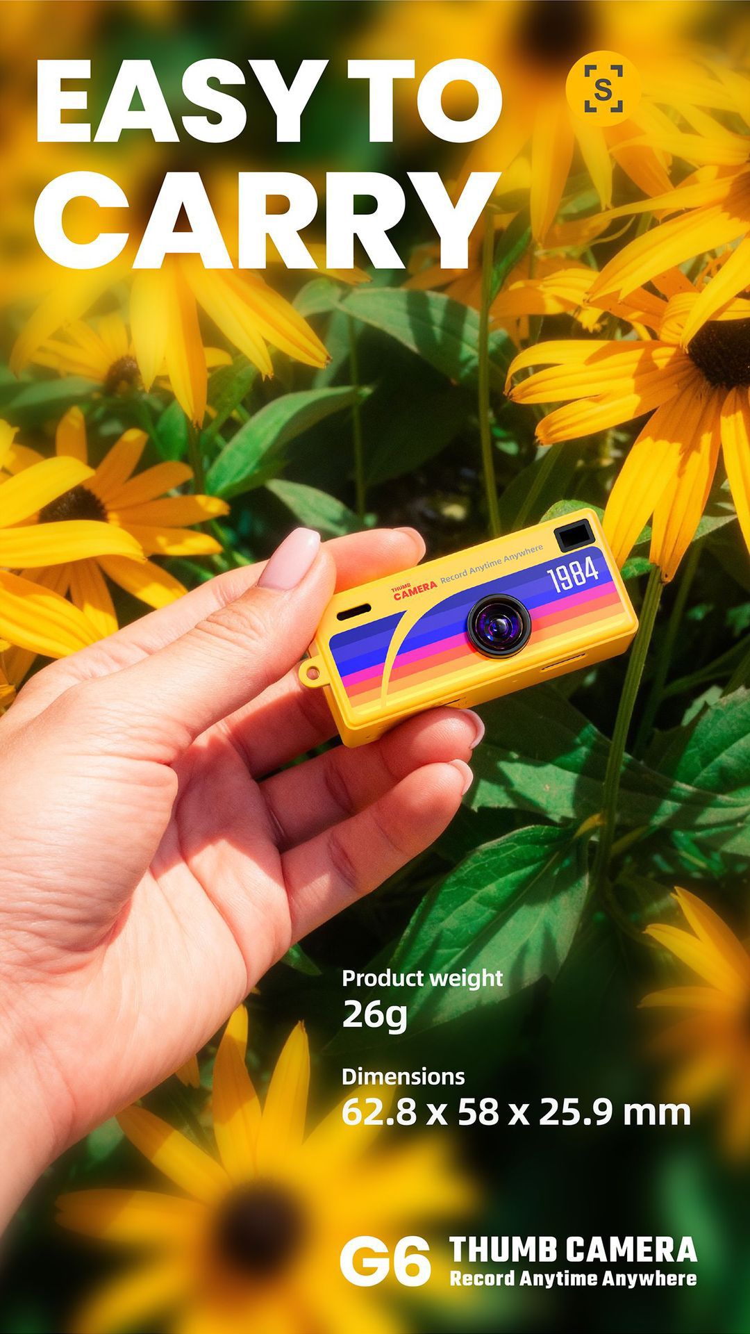 G6 Transparent Ultra-Mini Thumb Camera with 32GB Card view 5