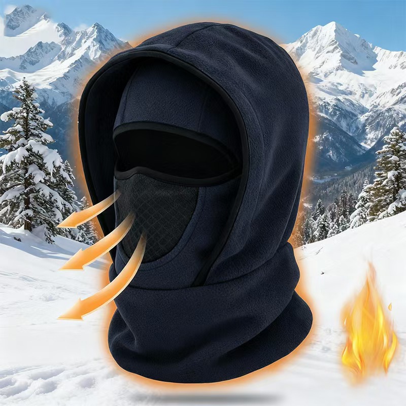 Windproof Thermal Rider Protection Set - 2 Pack Faux Rabbit Fur Knee Braces & view 2