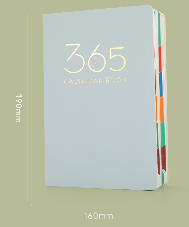 Pink 2026 Daily Planner & 365 Days Calendar Book view 2