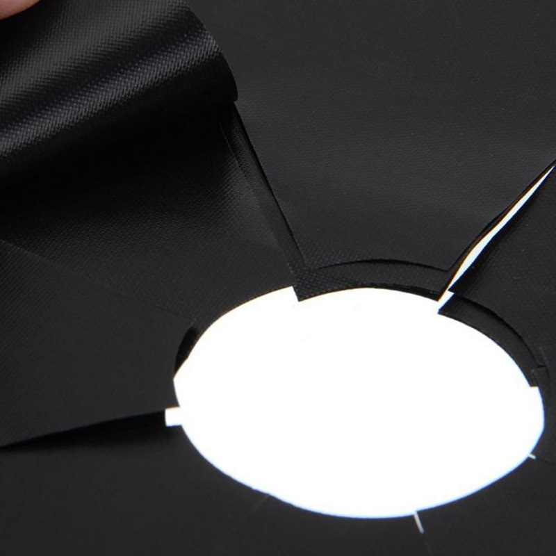 10 Pcs Black Heat-Resistant Gas Stove Mat – Non-Stick Teflon Coated Fiberglass view 4