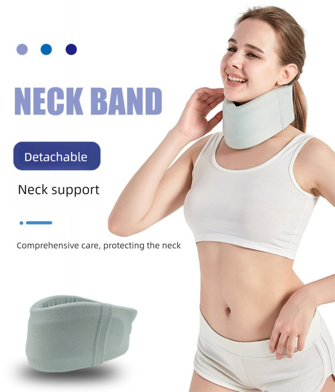 Removable Neck Support Brace – Lightweight Cervical Collar with Breathable view 2