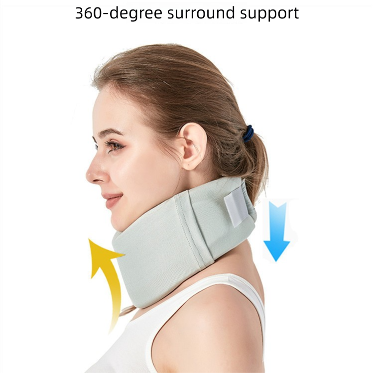 Removable Neck Support Brace – Lightweight Cervical Collar with Breathable view 3