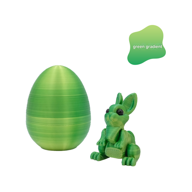 3-Piece Green gradient Easter Surprise Egg Set – Identical Interactive
