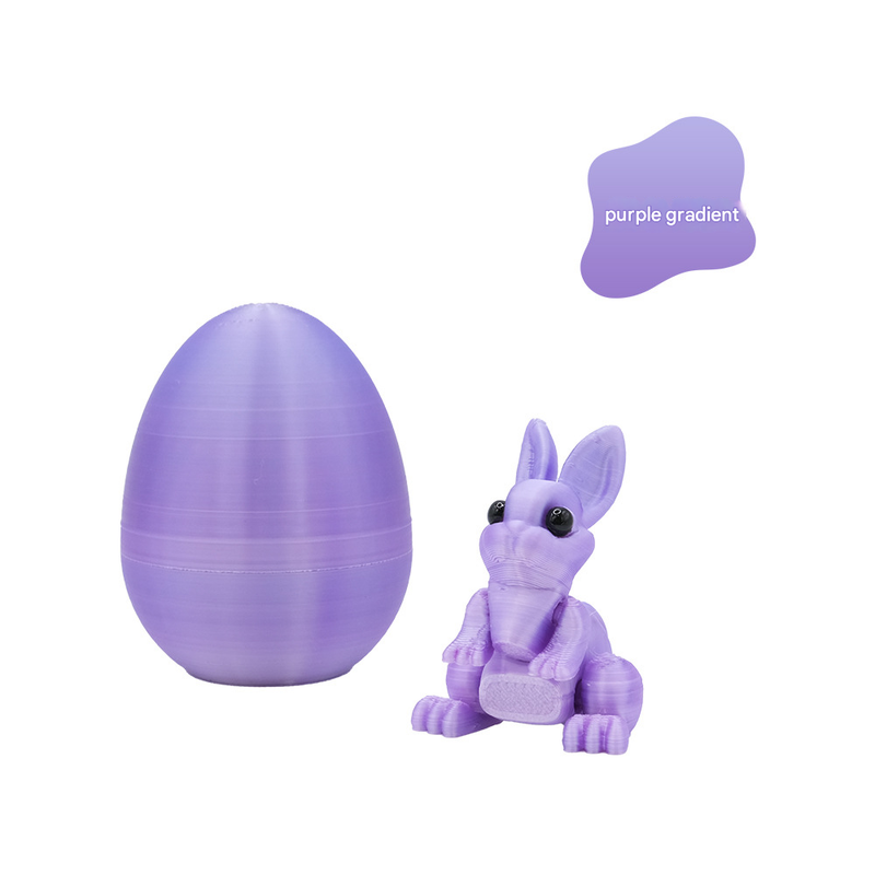 3-Piece Purple gradient Easter Surprise Egg Set – Identical Interactive