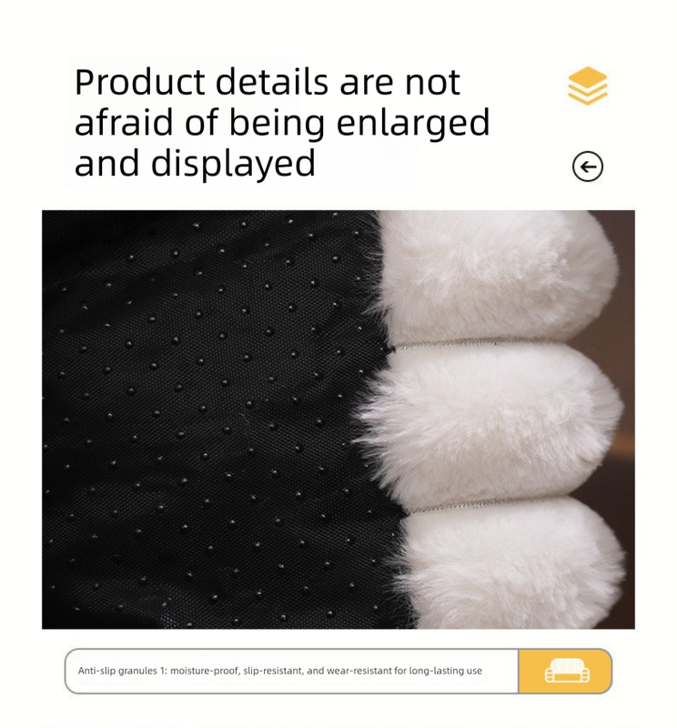 White Plush Ribbed Pet Sofa Bed for Dogs and Cats - Thickened Milk Velvet Cushion view 4