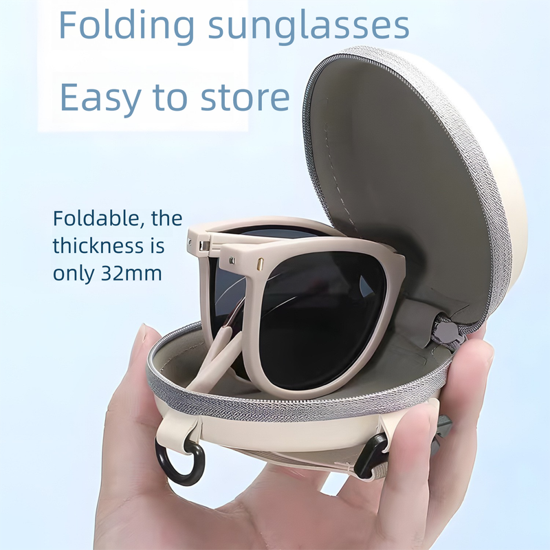 Pink Foldable UV400 Sunglasses for Men and Women – Lightweight Driving & view 6