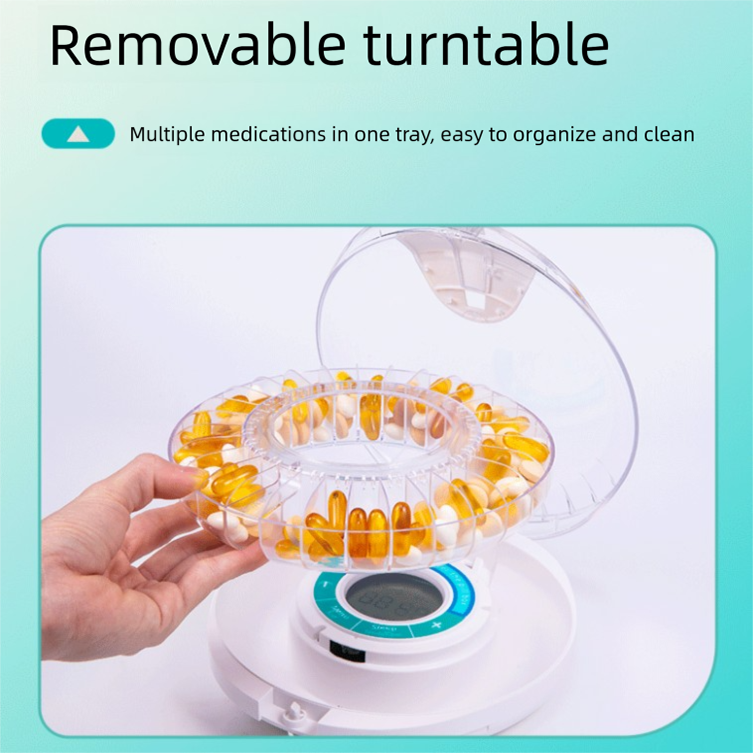 Automatic Rotating Pill Dispenser with Timer Alarm – Multi-Compartment view 7
