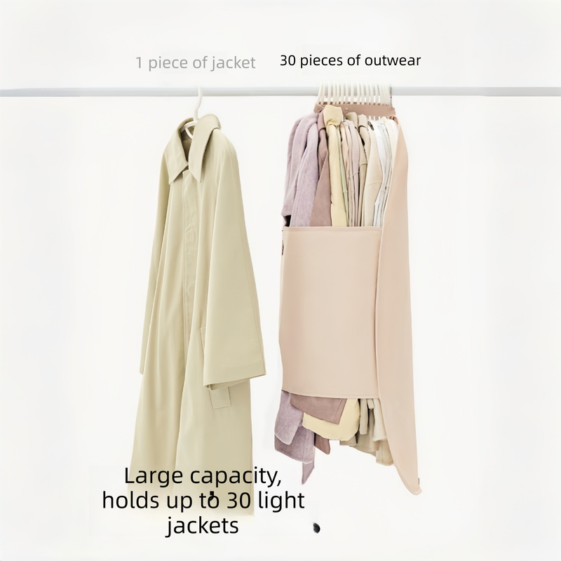 Apricot color Foldable Hanging Compression Board for Wardrobe Organization view 3