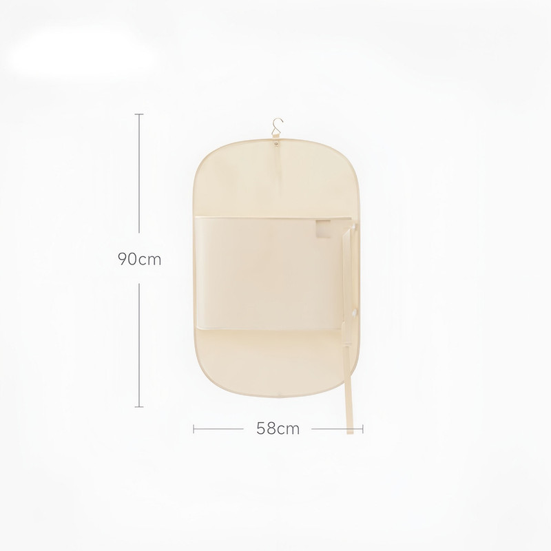 Apricot color Foldable Hanging Compression Board for Wardrobe Organization view 6