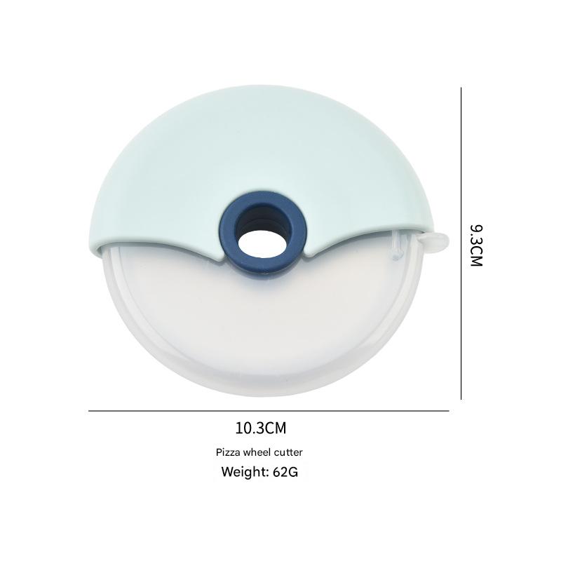 5-Pack Round Wheel Pizza Cutter Set with Protective Covers view 5
