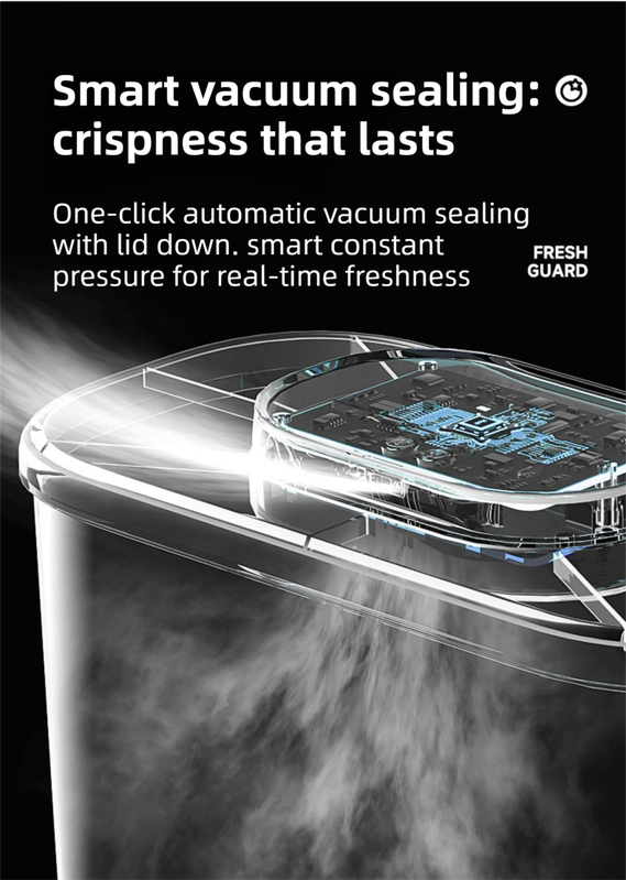10L Smart Vacuum Pet Food Storage Container - Moisture & Insect Proof view 3