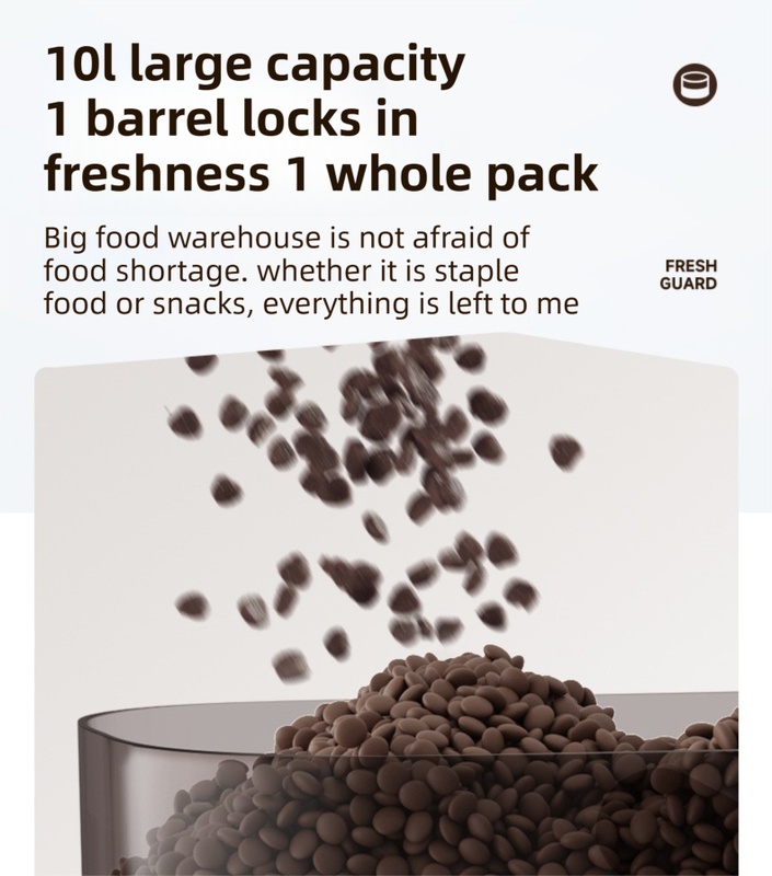 10L Smart Vacuum Pet Food Storage Container - Moisture & Insect Proof view 5