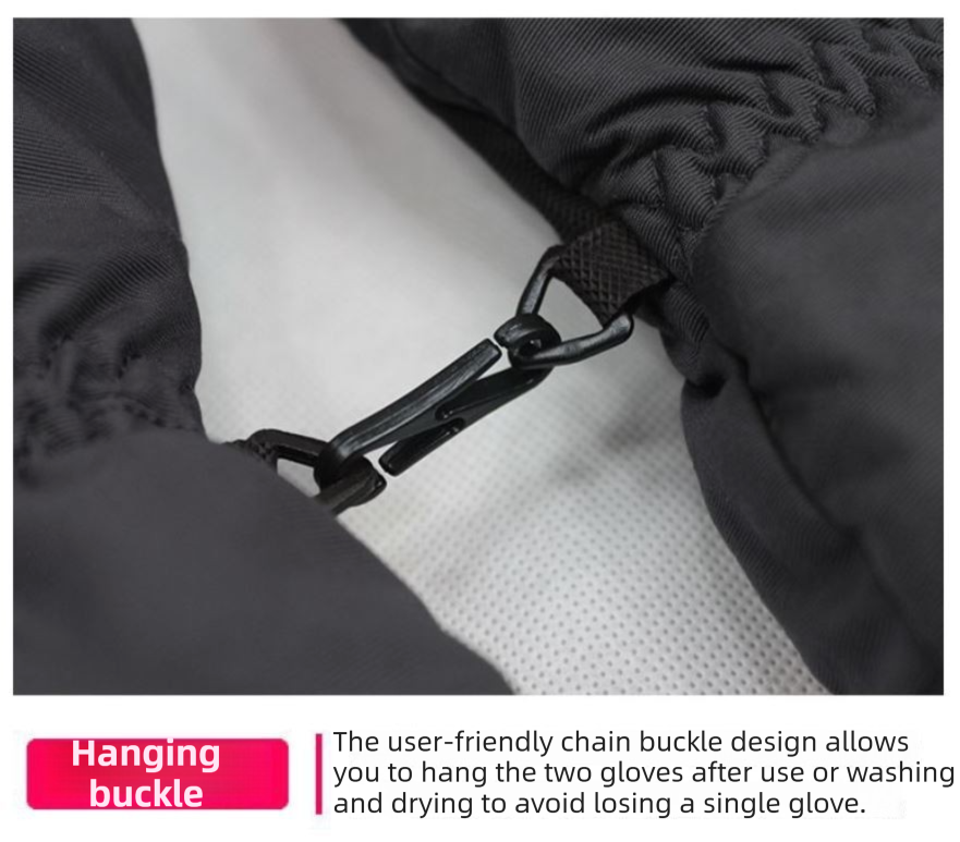1-Pair Winter Waterproof Touchscreen Ski Gloves - Anti-Slip Thermal Mitts for view 7