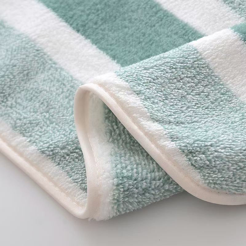 8-Piece Green Luxury Coral Fleece Towel & Bath Sheet Set - Ultra-Soft view 4
