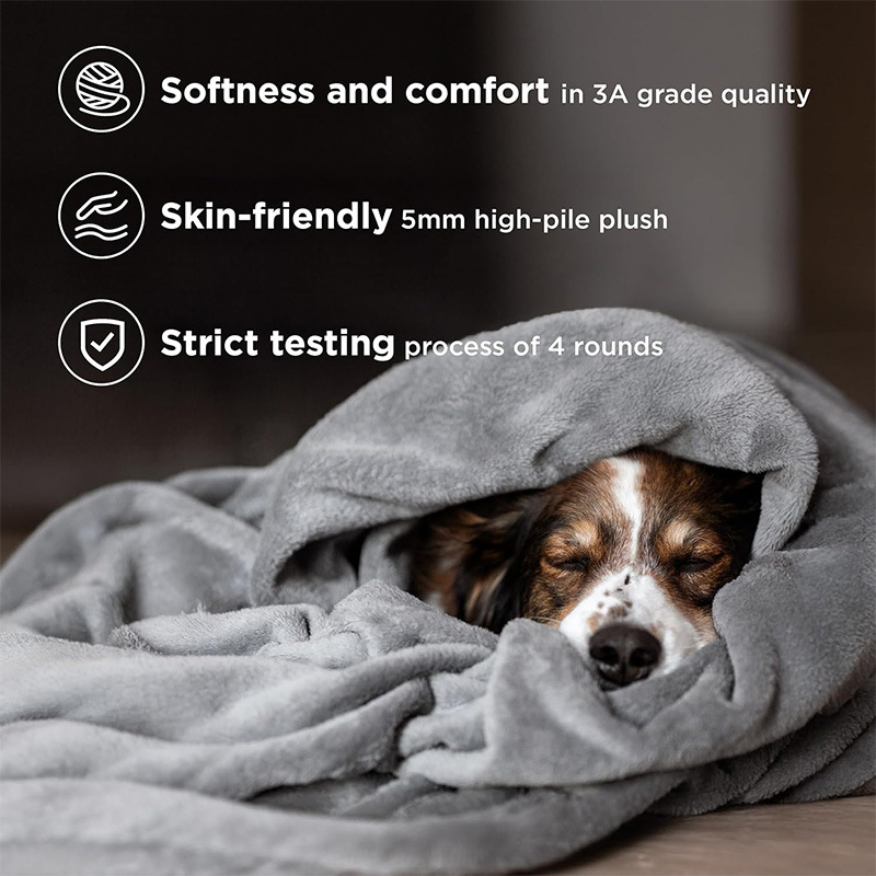 Premium Soft Flannel Fleece Blanket (Extra Large 200 x 230 CM) - Lightweight view 4