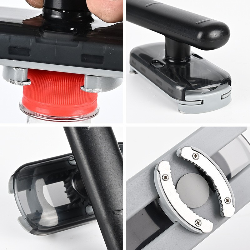3 pack Black Creative Multi-Functional ABS Can and Bottle Opener - Non-Slip view 4