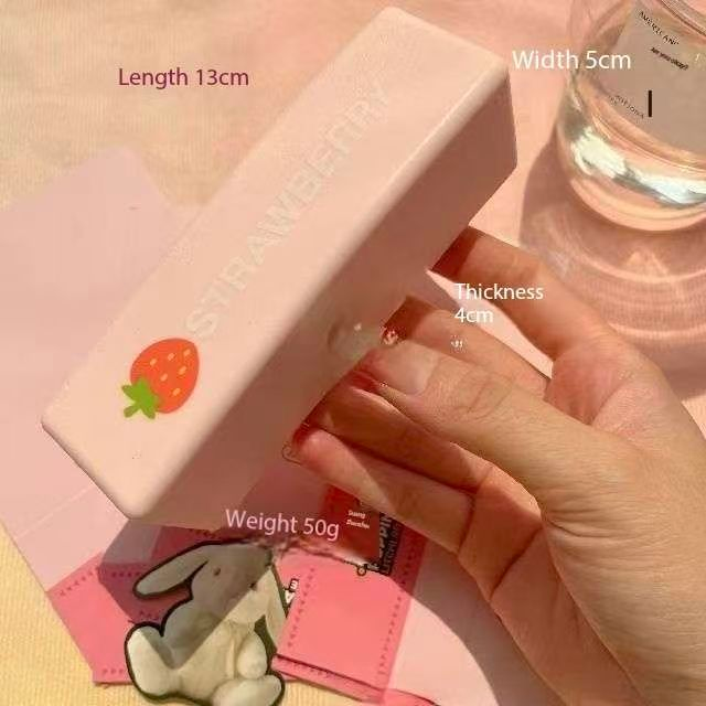 Strawberry Super Wet Soft Milk Bar Squishy Toy view 3