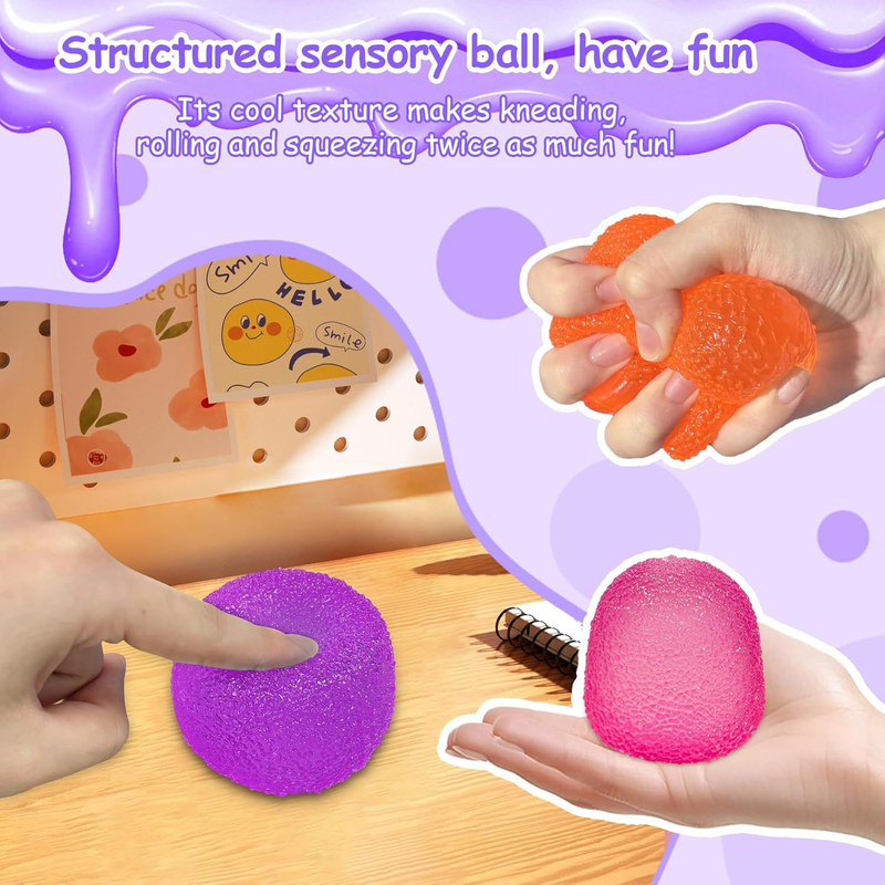 Blue Candy Gummy Bear Squishy Stress Relief Toy - Slow Rising Squeeze Fidget Toys view 6