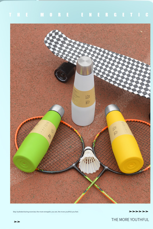 2-piece Green and Yellow Premium 304 Stainless Steel Vacuum Insulated Water view 7