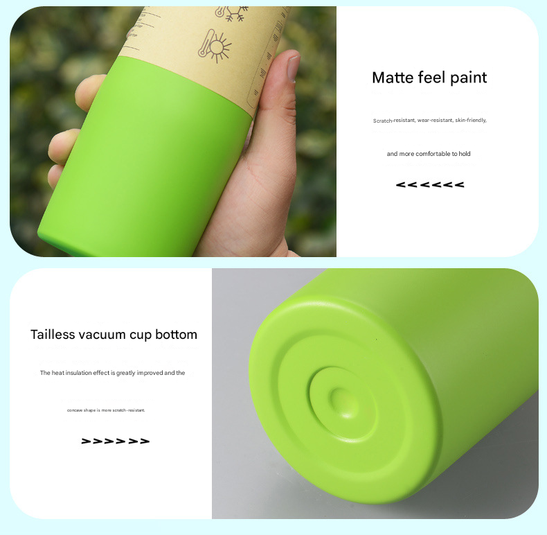 2-piece Green and Yellow Premium 304 Stainless Steel Vacuum Insulated Water view 12