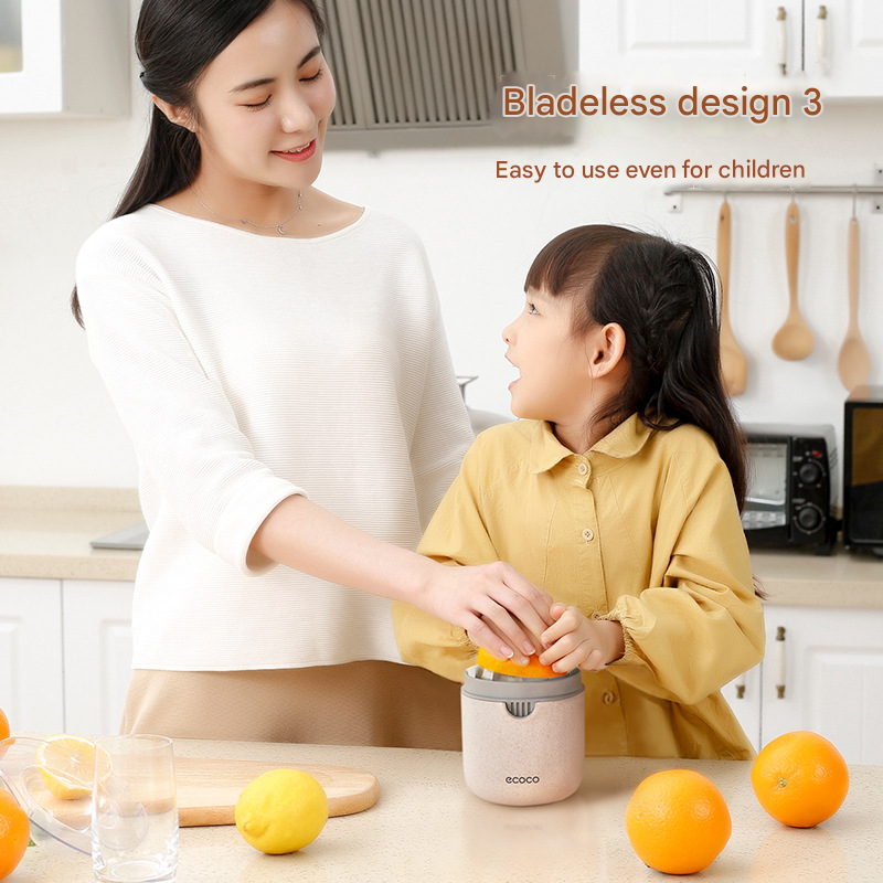 Portable Manual Citrus Juicer Hand Press Lemon Orange Squeezer 2-in-1 Reamer view 2