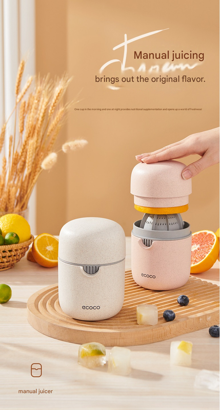 Portable Manual Citrus Juicer Hand Press Lemon Orange Squeezer 2-in-1 Reamer view 4