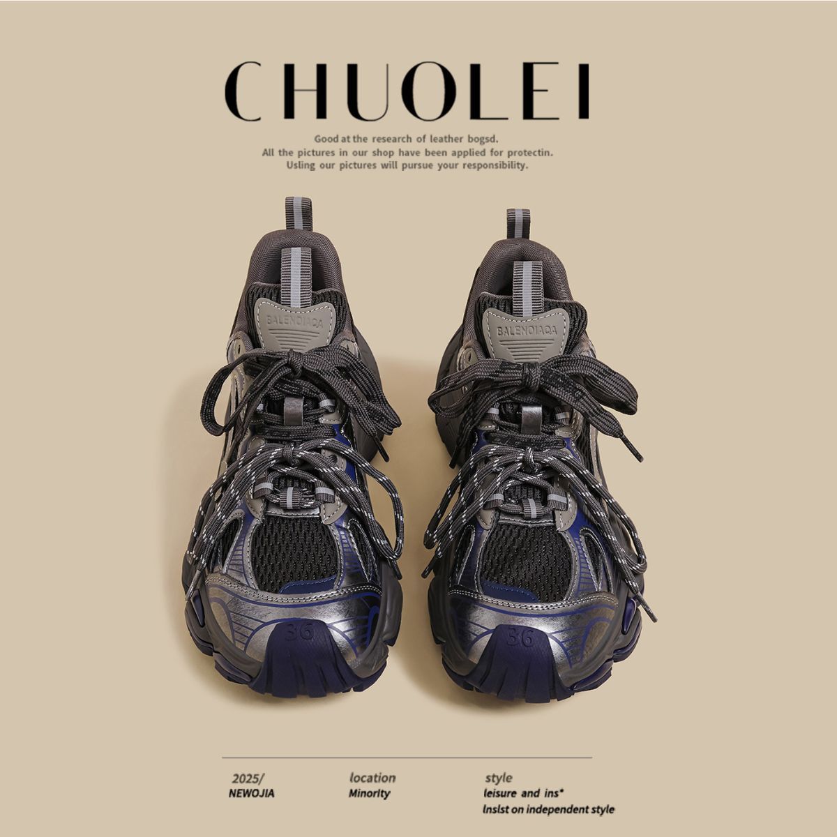M-SHOE-37089 - Blue - Size 8(AU8/EU41) view 9