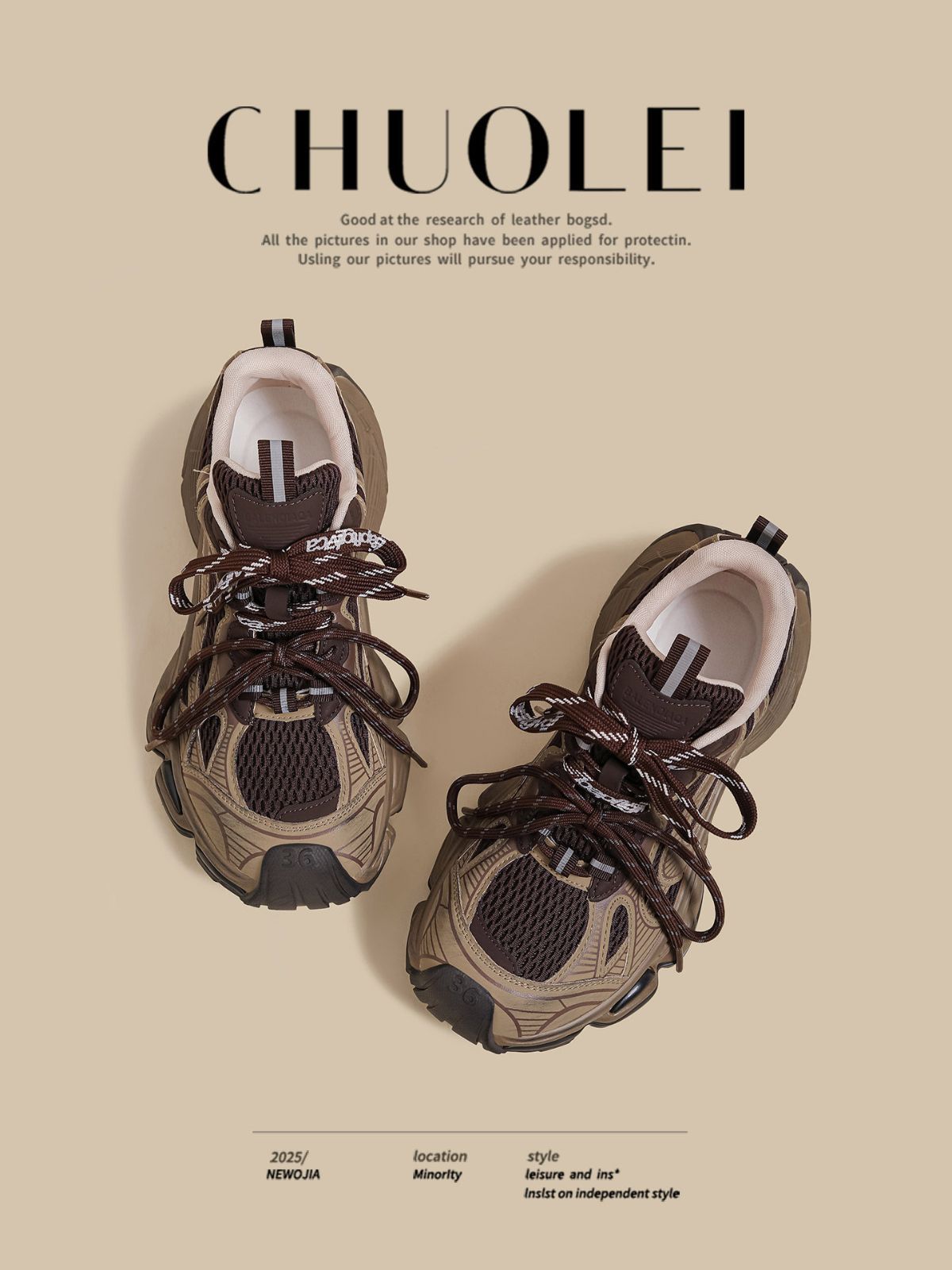 M-SHOE-37089 - Brown - Size 7(AU7/EU40) view 10