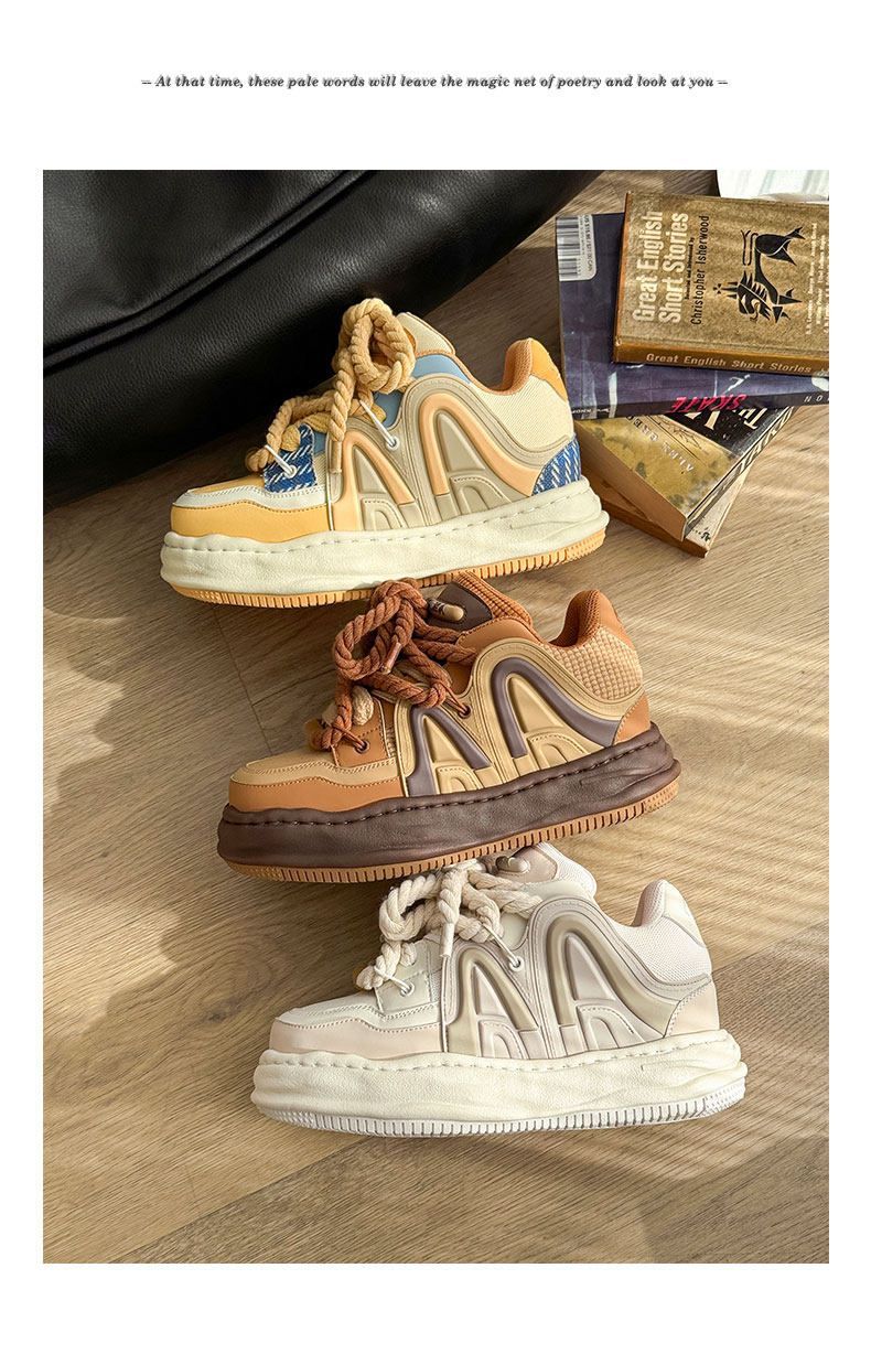 Amber Sneakers Vintage Unisex Shoes Couple Sneakers Classic Court Shoes view 13