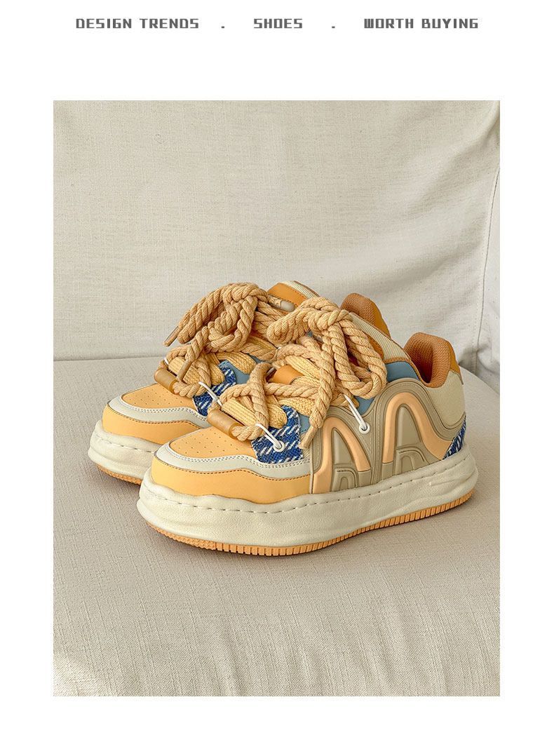 Amber Sneakers Vintage Unisex Shoes Couple Sneakers Classic Court Shoes view 4