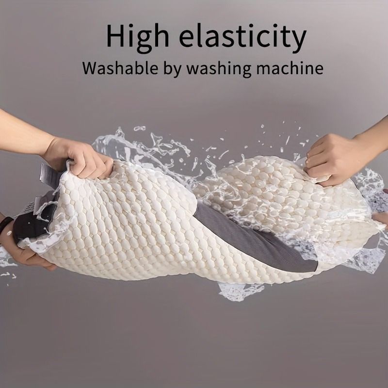 Knitted Neck Pillow Ultra Soft Pillow Breathable Pillow Moisture Wicking view 4