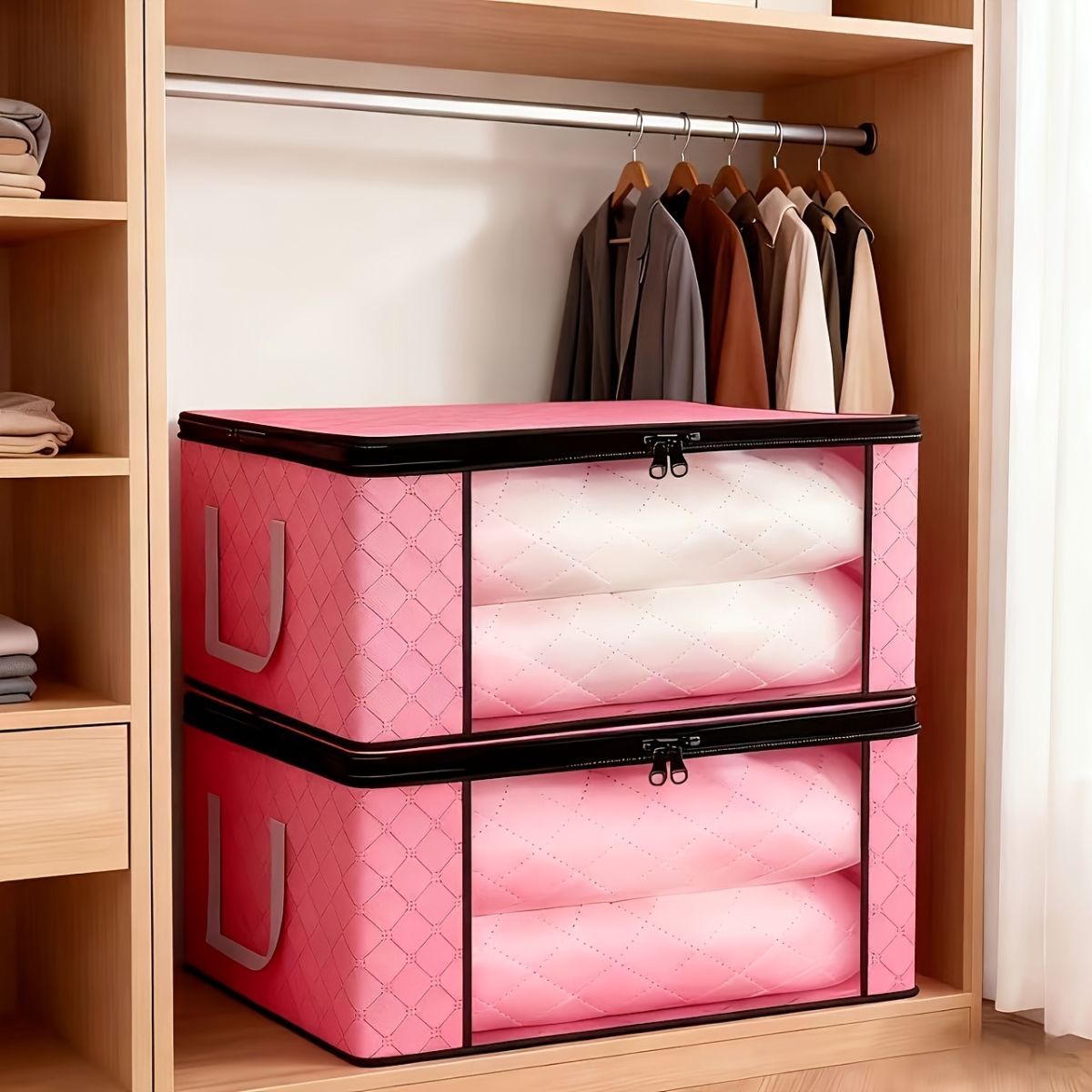 Foldable Storage Bins Extra Large Storage Bins 90L Storage Container Storage view 8