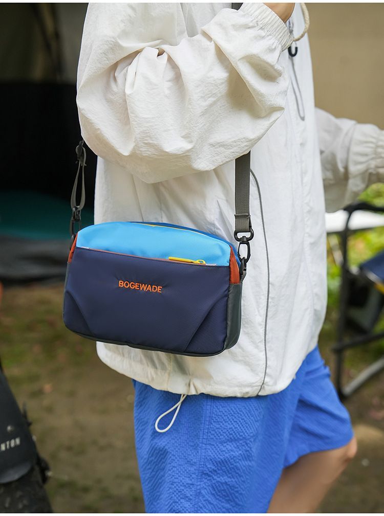 Dopamine Color-Blocked Cross-Body Bag Travel Bag Trendy Bag Color-Blocking view 6
