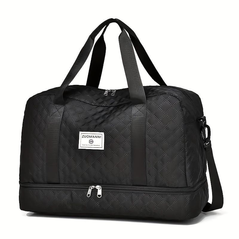Luxury Duffle Bag Oversized Duffle Travel Bag Gym Bag Multiple Compartments view 2